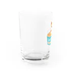 しばじるしデザインの柴クリーム100%のシバアイス Water Glass :left