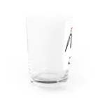 yukawawawaの助けられた鶴 Water Glass :left