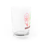 ひゅうまいワールドのレインボー栗忍者くん Water Glass :left