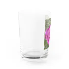 kerokoro雑貨店の華　芍薬(しゃくやく) ピンク Water Glass :left
