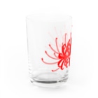 Alba spinaの彼岸花　ワンポイント Water Glass :left