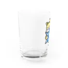 STAR CAIDOZの迷彩犬★名前はまだ無い Water Glass :left