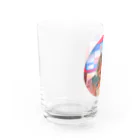 月を右手に散歩しての競馬的中祈願 Water Glass :left