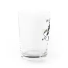 ふじねこのおいしいゴハン食べにきたよ Water Glass :left