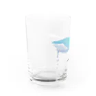 neconos Goodsのすくわれたクジラさん Water Glass :left