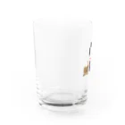 佐藤晃弘のショップの太鼓あっきー（ワンポイント） Water Glass :left