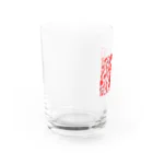 MUGURa-屋の無題・赤 Water Glass :left