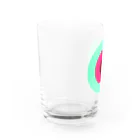 CORONET70のサークルa・ペパーミント・ショッキングピンク・ チョコ Water Glass :left