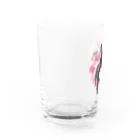 フレブルとパググッズS’IRISERのフレブル　ブリンドル　ボール渡さない Water Glass :left