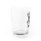 woohlaの蝶ネクタイのシュナ Water Glass :left