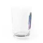 poco屋のKURONEKO POWER Water Glass :left