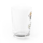 ビューン ワークスのミケ猫　ヤギーニャ　ベーシスト Water Glass :left