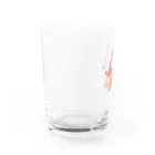 おむやきそばのおしゃれさん Water Glass :left