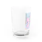 PARU HIMAの虹色泣き虫ふわうさ Water Glass :left