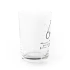 らくがき屋gamiのgamiめがね Water Glass :left