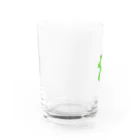 BEEのBalloon Boy Green Water Glass :left