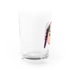 シュールな毎日の絆創膏おじさん Water Glass :left