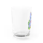 touriの怪獣とりんご Water Glass :left