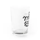 7030ナオミオ百貨のmionサイン柄グッズ Water Glass :left