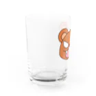 寒波のオリジナルくまくん Water Glass :left