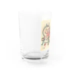 田中ひろみ(usagitv)のゆる仏画「仁王」 Water Glass :left