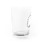 ポメちゃん！！！のこくびをかしげるポメちゃん Water Glass :left