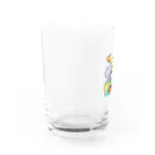 Cody the LovebirdのChubby Bird サンゴ礁を守ろう！　オカメインコと海のお友達 Water Glass :left