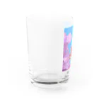 穂純の尻尾を掃除するえび Water Glass :left