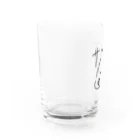 寝不足うさぎのサイケデリックうさぎ Water Glass :left