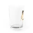 猫カフェ ぶぅたんグッズショップの川口のおっさん Water Glass :left