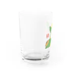 しょんぼりざうるすのシロハラぷろれす(文字入り) Water Glass :left