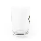 思ったより世界は早くてのポストイットネコ Water Glass :left