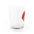 mojokinnのヘアドナイシタン（アフロ） Water Glass :left