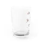 ぴらななショップのブルテリアくん Water Glass :left