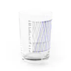 おのてつ公式オンラインショップの尾野坂鐡道ダイヤグラム Water Glass :left