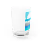 にんじんちびこのお気に入りの海岸 Water Glass :left