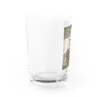 nidan-illustrationの"cow boy"(武者絵) #1 Water Glass :left