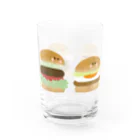 cotton-berry-pancakeのなかよしバーガーちゃん Water Glass :left