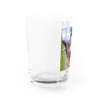 chacomameのむしゃむしゃちゃこにゃん Water Glass :left