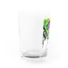 X.蛍光色の蛍光色のグラス Water Glass :left