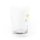 小鳥のほっぺの水玉ピヨちゃん Water Glass :left