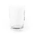 西崎の流し目四白単眼ちゃん Water Glass :left