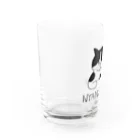 もものNYAN&BREAKねこ Water Glass :left