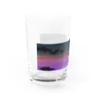 神秘的な世界のユウグレ Water Glass :left