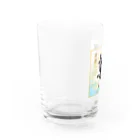 ハチストアの酒ラベル風「推しが尊い」 Water Glass :left