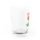 🕷Ame-shop🦇のT-REX（原色バージョン） Water Glass :left