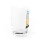 海の楽園のマナ島の空 Water Glass :left