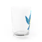 ヒフミヨイのカワセミ Water Glass :left