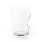 くもりのクリームぽめ Water Glass :left