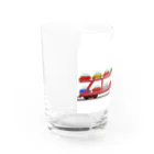 ジョンの乗り物イラストのAuto Zug Water Glass :left